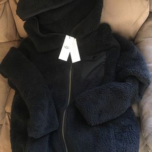 UGG Black Hooded Sweater